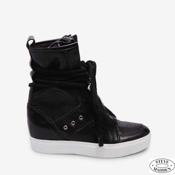 Steve Madden Perforated High Top Booties - Picture 6 of 6